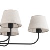 CHICAGO LINEN LAMPA SUFITOWA 6