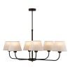 CHICAGO LINEN LAMPA SUFITOWA 6
