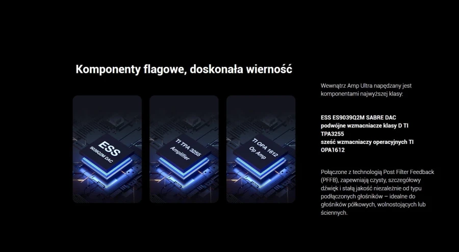 WiiM Amp Ultra Ciemnoszary
