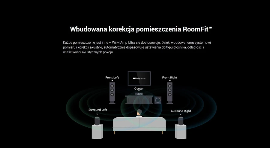WiiM Amp Ultra Ciemnoszary