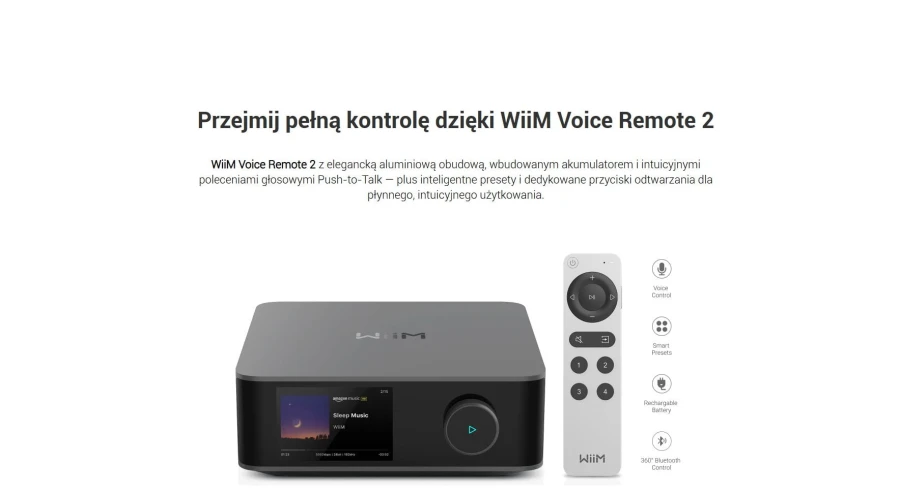 WiiM Amp Ultra Ciemnoszary