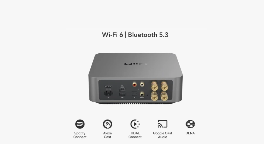 WiiM Amp Pro Ciemnoszary