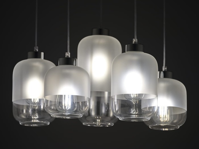 MARCO SILVER LAMPA WISZĄCA 6 PŁ
