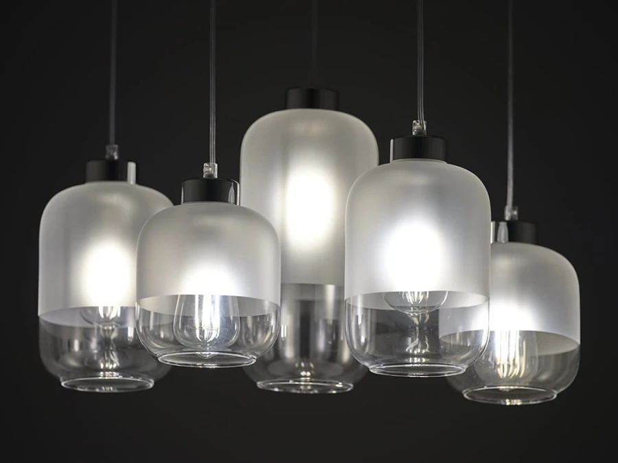 MARCO SILVER LAMPA WISZĄCA 6 PŁ
