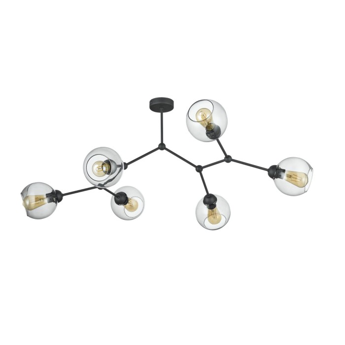 FAIRY LAMPA SUFITOWA 6 PŁ CZARNA
