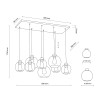 CUBUS LAMPA WISZĄCA 8