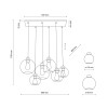 CUBUS GRAPHITE LAMPA WISZĄCA 6