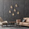 ALAMBRE LAMPA WISZĄCA 6 PŁ CZ/ZŁ